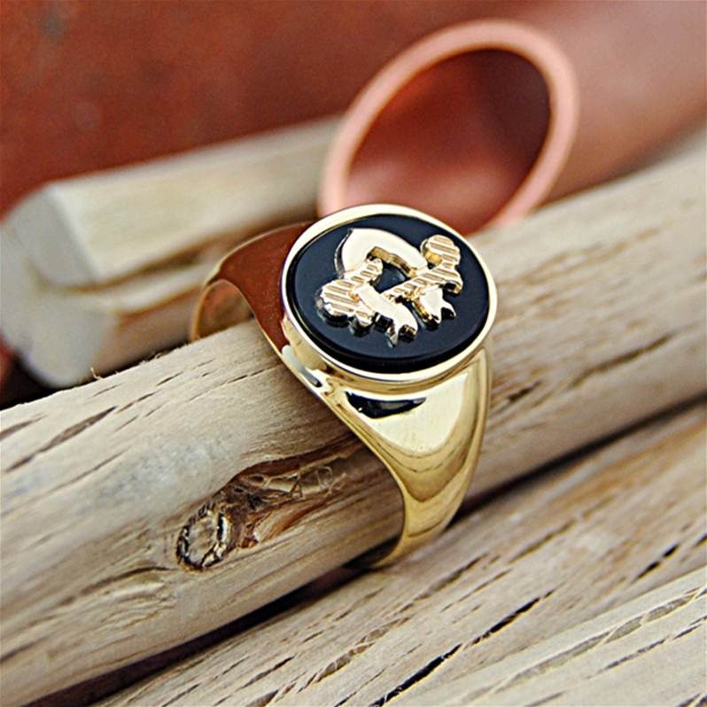 bague homme initiales bague homme initiales
