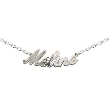 Collier prénom en argent 925/1000