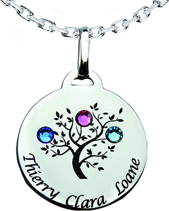 Pendentif arbre de vie argent 925/1000