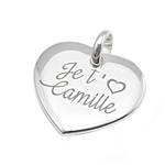 Pendentif coeur en argent 